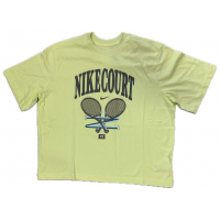 CAMISETA NIKE SLAM T-SHIRT FEMININA DE MANGA CURTA DRI-FIT - VERDE 